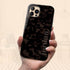 Custom Name Dark Tortoiseshell Serif iPhone Case